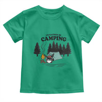 Mothman Toddler T Shirt Id Rather Be Camping Funny Cryptid Gift - Wonder Print Shop