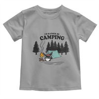 Mothman Toddler T Shirt Id Rather Be Camping Funny Cryptid Gift - Wonder Print Shop