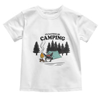 Mothman Toddler T Shirt Id Rather Be Camping Funny Cryptid Gift - Wonder Print Shop