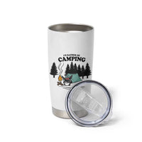 Mothman Tumbler Cup Id Rather Be Camping Funny Cryptid Gift