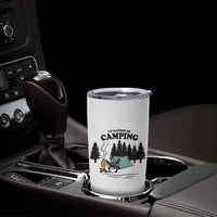 Mothman Tumbler Cup Id Rather Be Camping Funny Cryptid Gift
