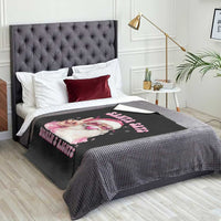 Funny Santa Says Womens Rights Throw Blanket Feminist Activist Christmas Gift - Wonder Print Shop