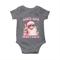 Funny Santa Says Womens Rights Baby Onesie Feminist Activist Christmas Gift - Wonder Print Shop
