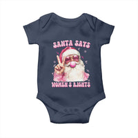 Funny Santa Says Womens Rights Baby Onesie Feminist Activist Christmas Gift - Wonder Print Shop
