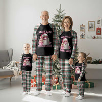 Funny Santa Says Womens Rights Plaid Pajama Set Feminist Activist Christmas Gift - Wonder Print Shop