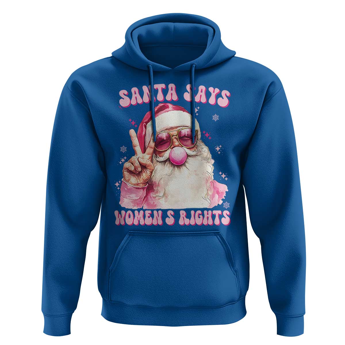 Funny Santa Says Womens Rights Hoodie Feminist Activist Christmas Gift - Wonder Print Shop