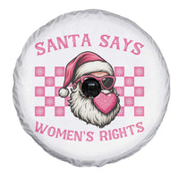 Funny Feminist Activist Christmas Spare Tire Cover Santa Says Womens Rights - Wonder Print Shop