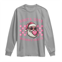 Funny Feminist Activist Christmas Long Sleeve Shirt Santa Says Womens Rights - Wonder Print Shop