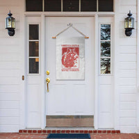 Christmas Lights And Womens Rights Garden Flag Raccoon Female Rage Holiday Gift - Wonder Print Shop