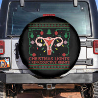 Christmas Lights And Reproductive Rights Spare Tire Cover Xmas Feminist Supporter Gift - Wonder Print Shop