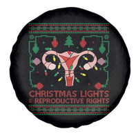 Christmas Lights And Reproductive Rights Spare Tire Cover Xmas Feminist Supporter Gift - Wonder Print Shop