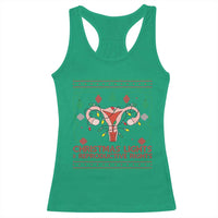 Christmas Lights And Reproductive Rights Racerback Tank Top Xmas Feminist Supporter Gift - Wonder Print Shop