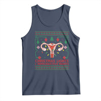 Christmas Lights And Reproductive Rights Tank Top Xmas Feminist Supporter Gift - Wonder Print Shop