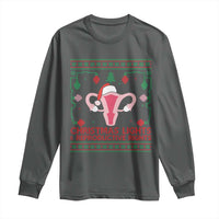 Christmas Lights And Reproductive Rights Ugly Christmas Long Sleeve Shirt Feminist Holiday Gift - Wonder Print Shop