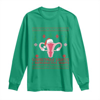 Christmas Lights And Reproductive Rights Ugly Christmas Long Sleeve Shirt Feminist Holiday Gift - Wonder Print Shop