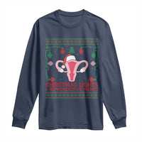 Christmas Lights And Reproductive Rights Ugly Christmas Long Sleeve Shirt Feminist Holiday Gift - Wonder Print Shop