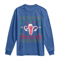 Christmas Lights And Reproductive Rights Ugly Christmas Long Sleeve Shirt Feminist Holiday Gift - Wonder Print Shop