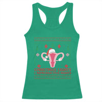 Christmas Lights And Reproductive Rights Ugly Christmas Racerback Tank Top Feminist Holiday Gift - Wonder Print Shop