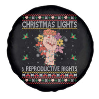 Funny Feminist Lights And Reproductive Rights Spare Tire Cover Ugly Christmas Gift - Wonder Print Shop
