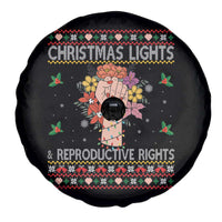 Funny Feminist Lights And Reproductive Rights Spare Tire Cover Ugly Christmas Gift - Wonder Print Shop