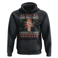 Funny Feminist Lights And Reproductive Rights Hoodie Ugly Christmas Gift - Wonder Print Shop