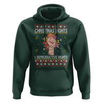 Funny Feminist Lights And Reproductive Rights Hoodie Ugly Christmas Gift - Wonder Print Shop