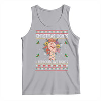 Funny Feminist Lights And Reproductive Rights Tank Top Ugly Christmas Gift - Wonder Print Shop