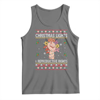 Funny Feminist Lights And Reproductive Rights Tank Top Ugly Christmas Gift - Wonder Print Shop