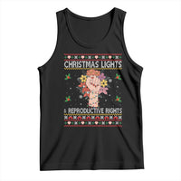 Funny Feminist Lights And Reproductive Rights Tank Top Ugly Christmas Gift - Wonder Print Shop