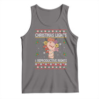 Funny Feminist Lights And Reproductive Rights Tank Top Ugly Christmas Gift - Wonder Print Shop