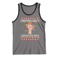 Funny Feminist Lights And Reproductive Rights Tank Top Ugly Christmas Gift - Wonder Print Shop