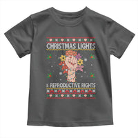 Funny Feminist Lights And Reproductive Rights Toddler T Shirt Ugly Christmas Gift - Wonder Print Shop