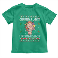 Funny Feminist Lights And Reproductive Rights Toddler T Shirt Ugly Christmas Gift - Wonder Print Shop