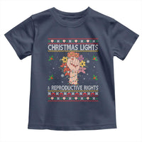 Funny Feminist Lights And Reproductive Rights Toddler T Shirt Ugly Christmas Gift - Wonder Print Shop