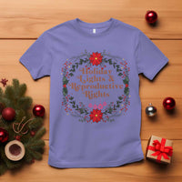 Holiday Lights And Reproductive Rights T Shirt Funny Feminist Christmas Gift - Wonder Print Shop