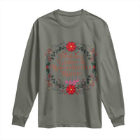 Holiday Lights And Reproductive Rights Long Sleeve Shirt Funny Feminist Christmas Gift - Wonder Print Shop
