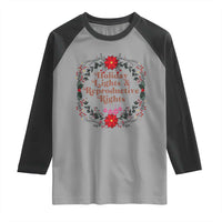 Holiday Lights And Reproductive Rights Raglan Shirt Funny Feminist Christmas Gift - Wonder Print Shop