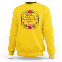 Holiday Lights And Reproductive Rights Sweatshirt Funny Feminist Christmas Gift - Wonder Print Shop