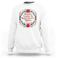 Holiday Lights And Reproductive Rights Sweatshirt Funny Feminist Christmas Gift - Wonder Print Shop