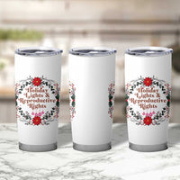 Holiday Lights And Reproductive Rights Tumbler Cup Funny Feminist Christmas Gift - Wonder Print Shop