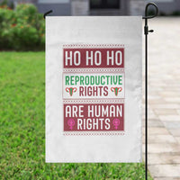 Funny Christmas Feminist Gift Garden Flag Reproductive Rights Are Human Rights - Wonder Print Shop
