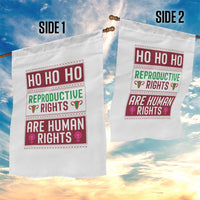 Funny Christmas Feminist Gift Garden Flag Reproductive Rights Are Human Rights - Wonder Print Shop