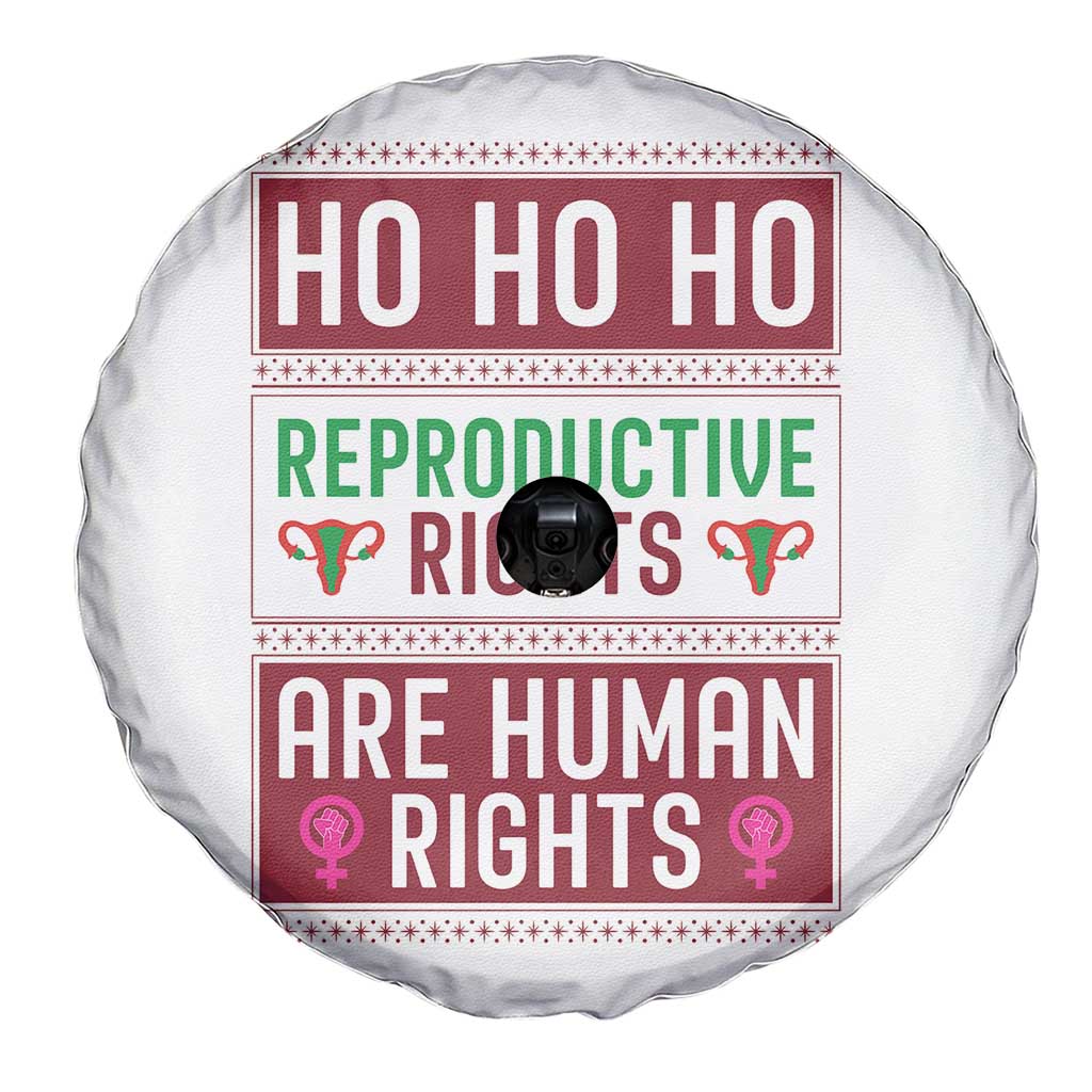Funny Christmas Feminist Gift Spare Tire Cover Reproductive Rights Are Human Rights - Wonder Print Shop