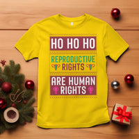 Funny Christmas Feminist Gift T Shirt Reproductive Rights Are Human Rights - Wonder Print Shop