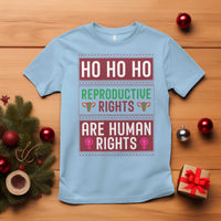 Funny Christmas Feminist Gift T Shirt Reproductive Rights Are Human Rights - Wonder Print Shop