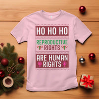Funny Christmas Feminist Gift T Shirt Reproductive Rights Are Human Rights - Wonder Print Shop