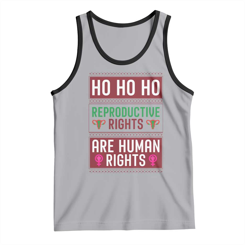 Funny Christmas Feminist Gift Tank Top Reproductive Rights Are Human Rights - Wonder Print Shop
