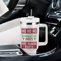 Funny Christmas Feminist Gift Tumbler With Handle Reproductive Rights Are Human Rights - Wonder Print Shop