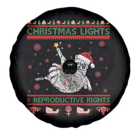 Christmas Lights And Reproductive Rights Ugly Christmas Spare Tire Cover Feminist Raccoon Gift - Wonder Print Shop