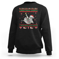 Christmas Lights And Reproductive Rights Ugly Christmas Sweatshirt Feminist Raccoon Gift - Wonder Print Shop